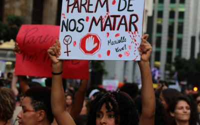 Por mais mulheres unidas contra a violência