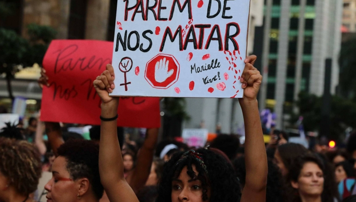 Por mais mulheres unidas contra a violência